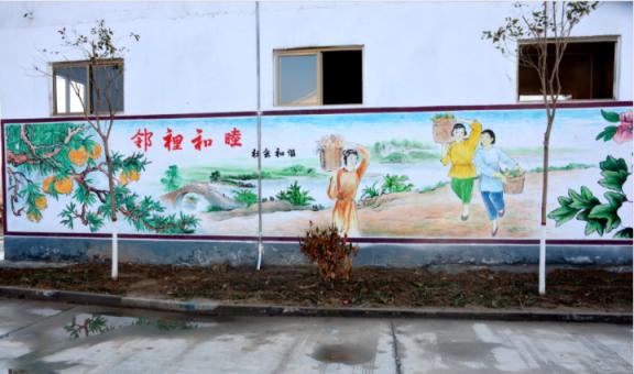 如东乡镇文化墙 乡风文明焕发新活力